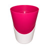 Pot Rose fuchsia avec sous-plat 3,7L