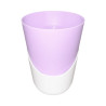 Pot Rose pastel avec sous-plat 0,9L