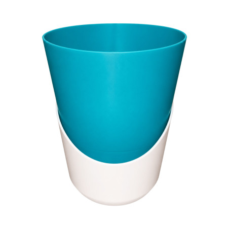 Pot Vert turquoise avec sous-plat 3,7L