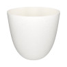 Cache-pot Plastique Blanc Texturé 14,8L