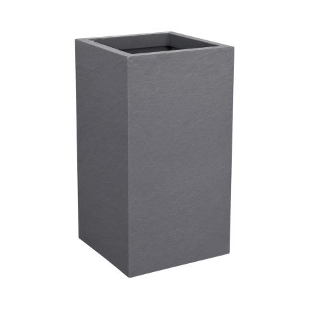 Pot carré haut Gris clair 36L