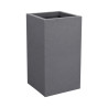 Pot carré haut Gris clair 36L