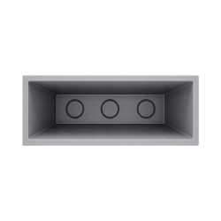 Jardinière LOFT Gris clair 46L