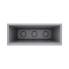 Jardinière LOFT Gris clair 46L