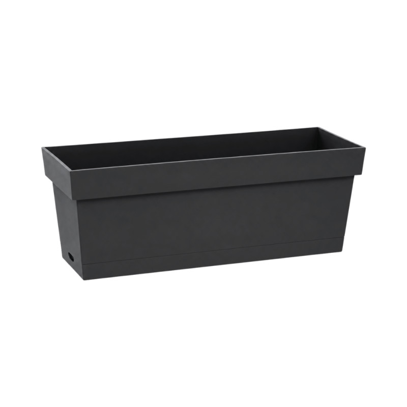 Jardinière rectangulaire Gris anthracite 10L