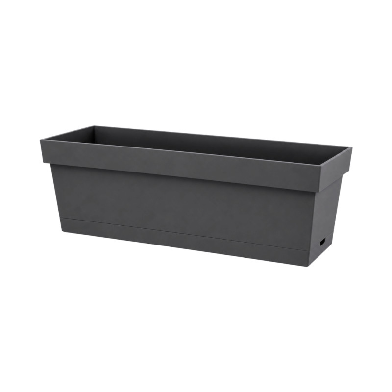 Jardinière rectangulaire Gris anthracite 13L