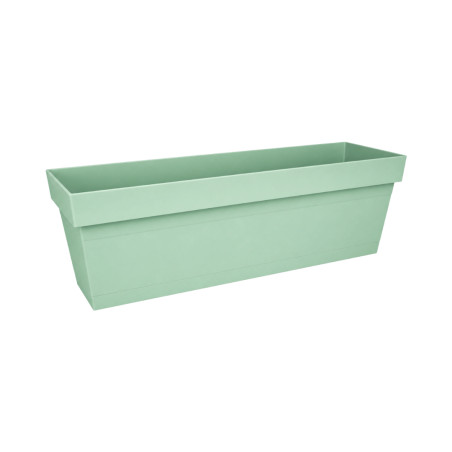 Jardinière rectangulaire verte 13L