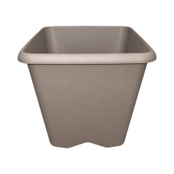 Pot carré taupe 4.3L