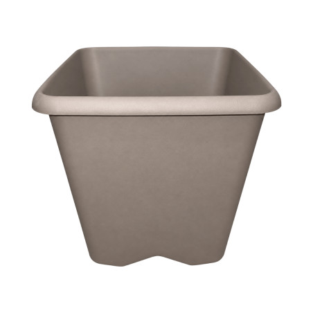 Pot carré taupe 4.3L