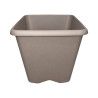 Pot carré taupe 4.3L