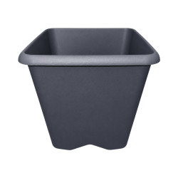 Pot carré gris anthracite 4.3L