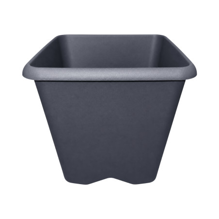 Pot carré gris anthracite 4.3L