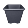 Pot carré gris anthracite 4.3L