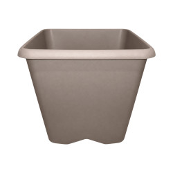 Pot carré taupe 8.6L