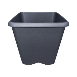 Pot carré gris anthracite 8.6L