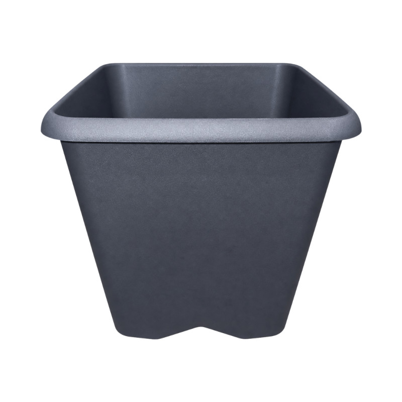 Pot carré gris anthracite 8.6L