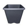 Pot carré gris anthracite 8.6L