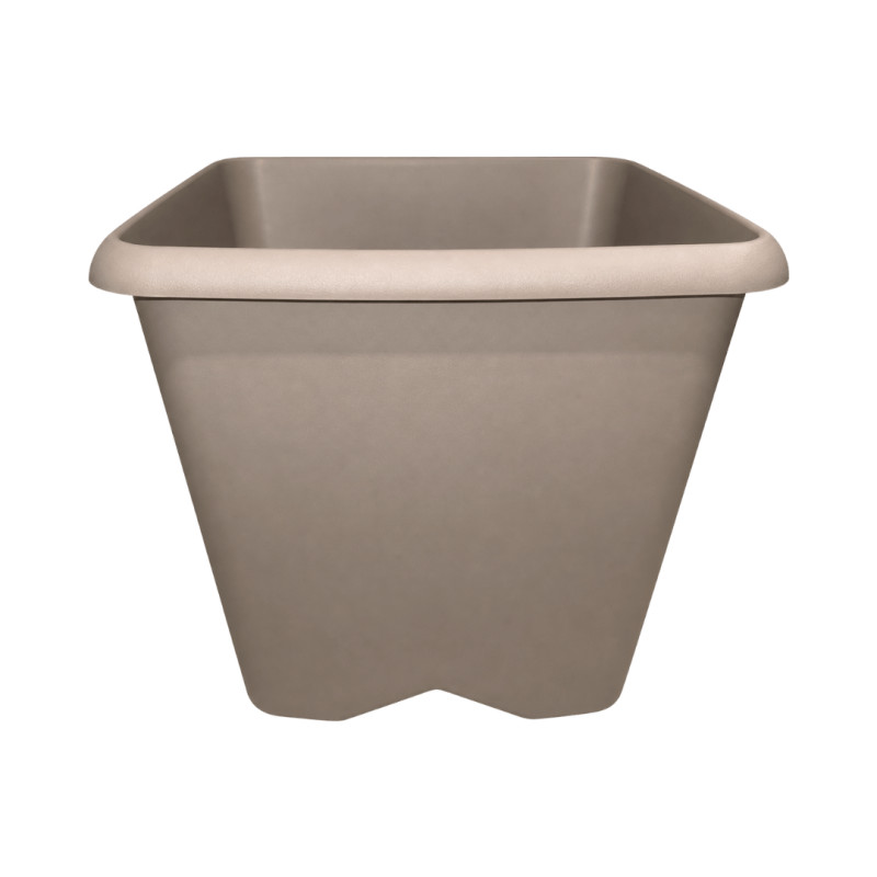 Pot carré taupe 24.2L