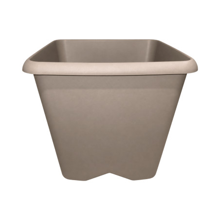 Pot carré taupe 24.2L