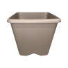 Pot carré taupe 24.2L