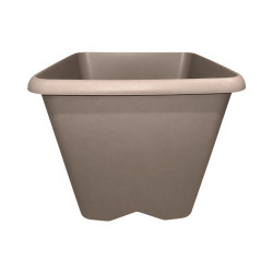 Pot carré taupe 35.6L