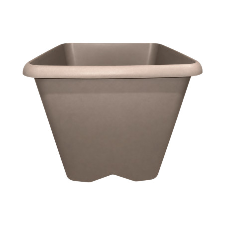 Pot carré taupe 35.6L