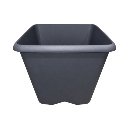 Pot carré gris anthracite 35.6L