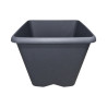 Pot carré gris anthracite 35.6L