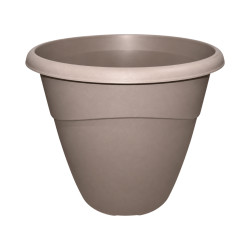 Pot rond taupe 10L
