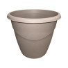 Pot rond taupe 16L