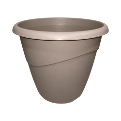 Pot rond taupe 23L