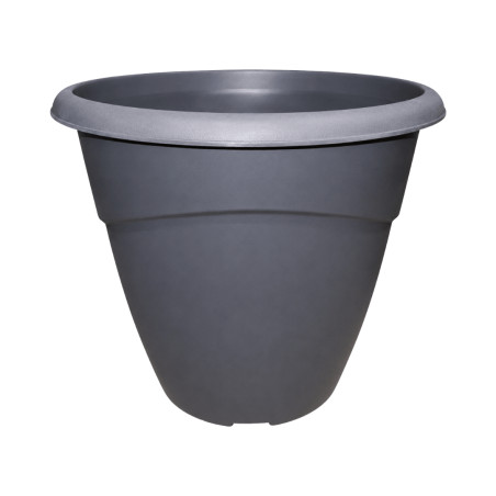 Pot rond gris anthracite 23L