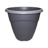 Pot rond gris anthracite 23L