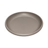 Soucoupe ronde taupe 34cm