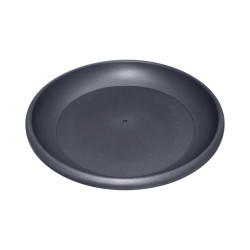 Soucoupe ronde gris anthracite 34cm