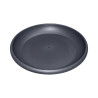 Soucoupe ronde gris anthracite 34cm