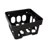 Pot ajouré carré noir 8cm