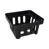 Pot ajouré carré noir 10cm
