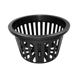 Pot ajouré rond noir 23cm