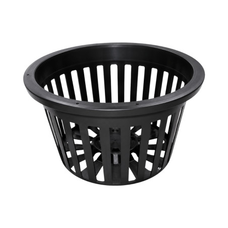 Pot ajouré rond noir 23cm