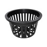 Pot ajouré rond noir 23cm