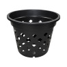 Pot ajouré rond noir 30cm