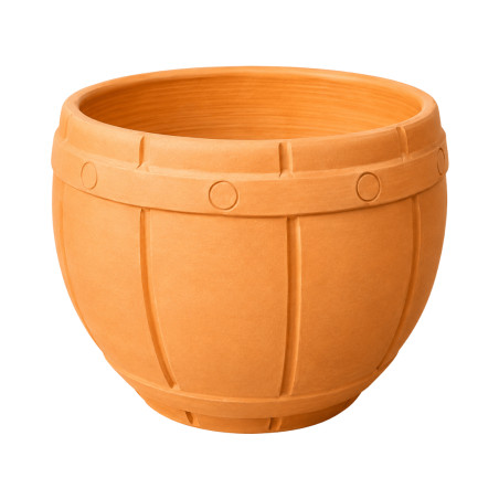 Pot tonneau terre cuite 22cm
