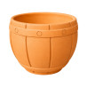 Pot tonneau terre cuite 29cm