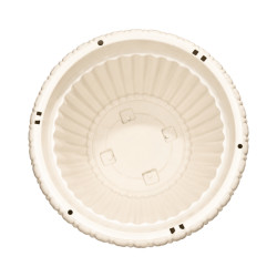 Pot suspendu rond blanc 7,6L