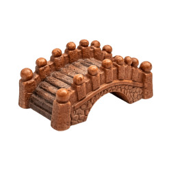 Mini Pont Décoratif Marron Foncé