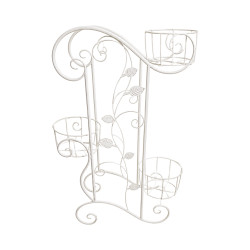 Porte-plantes fer forgé 3 pots