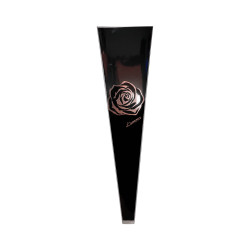 Cône fleuriste Love You noir 12cm