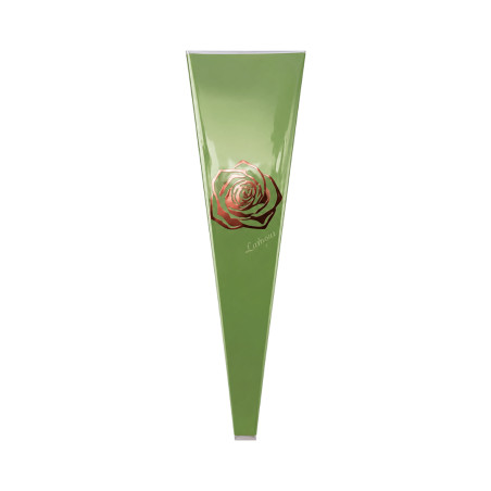 Cône fleuriste Love You vert 12cm