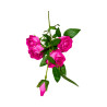 Tige mini roses artificielles rose fuchsia